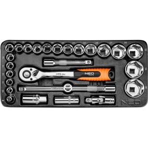 NEO TOOLS Insert A Brugola E Bussole 1/2 84-238 27 Pezzi NEO TOOLS Insert A Brugola E Bussole 1/2 84-238 27 Pezzi