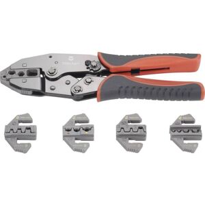TOOLCRAFT - Pz-506 430461 Kit Pinza Crimpatrice 6 Parti Capocorda Isolato, Capocorda Chiuso Non Isolato, Terminale Aperto TOOLCRAFT - Pz-506 430461 Kit Pinza Crimpatrice 6 Parti Capocorda Isolato, Capocorda Chiuso Non Isolato, Terminale Aperto