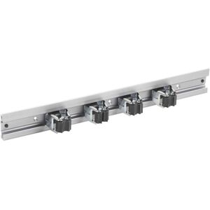 MEISTER Werkzeuge Wu9953160 Morsettiera Per Dispositivi, Fissaggio, 5 Pezzi (l X L) 500 Mm X 60 Mm 1 Kit - MEISTER Werkzeuge Wu9953160 Morsettiera Per Dispositivi, Fissaggio, 5 Pezzi (l X L) 500 Mm X 60 Mm 1 Kit -