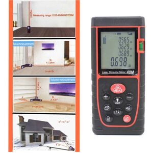 TRADE SHOP TRAESIO - Misuratore Metro Digitale Laser 50mt Distanza Livelli Misura Display Lcd Ut390h - TRADE SHOP TRAESIO - Misuratore Metro Digitale Laser 50mt Distanza Livelli Misura Display Lcd Ut390h -