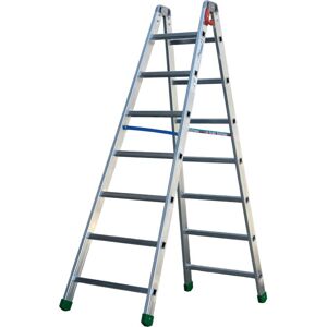FACAL Scala In Allumninio Doppia Salita Professional 1 7 Gradini FACAL Scala In Allumninio Doppia Salita Professional 1 7 Gradini