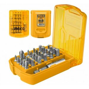 INGCO - Kit Bit Esagonali Per Cacciavite Lama E Croce Bit Set Da 30 Pz. Con Cover INGCO - Kit Bit Esagonali Per Cacciavite Lama E Croce Bit Set Da 30 Pz. Con Cover