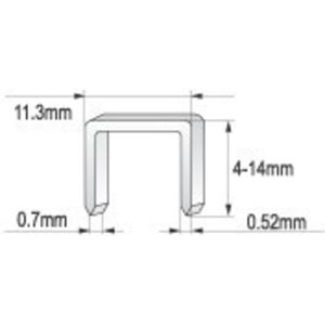 YATO Pinzatrice Per Tappezzeria 4-14mm Punti 0,7m - Yt-7007 YATO Pinzatrice Per Tappezzeria 4-14mm Punti 0,7m - Yt-7007