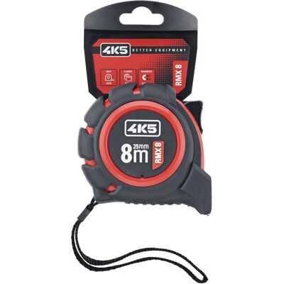 4K5 Tools Rmx 8 Rollmeter 8m 606.100-8 Metro A Nastro 8 M - 4K5 Tools Rmx 8 Rollmeter 8m 606.100-8 Metro A Nastro 8 M -