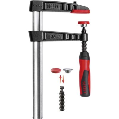 Bessey Strettoio A Vite Con Ganasce In Ghisa Malleabile Originale Tg Con Impugnatura A 2 Componenti Bessey Strettoio A Vite Con Ganasce In Ghisa Malleabile Originale Tg Con Impugnatura A 2 Componenti
