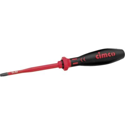 Cacciavite T20 Cimco - Isolato Slim VDE - Lama 100mm Cacciavite T20 Cimco - Isolato Slim VDE - Lama 100mm