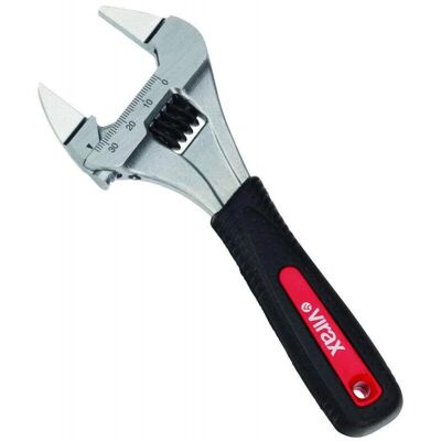 VIRAX Chiave Regolabile Ganascia Fine, Apertura Extra Larga 39 Lg.215 Mm - 017050 VIRAX Chiave Regolabile Ganascia Fine, Apertura Extra Larga 39 Lg.215 Mm - 017050
