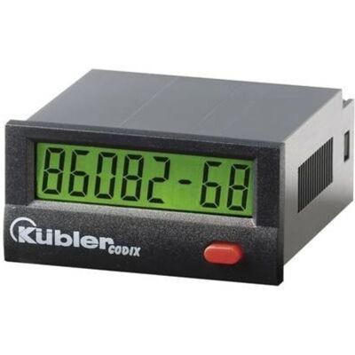 Contatore Ore Kübler CODIX 134 - Schermo LCD compatto, cifre da 8mm Contatore Ore Kübler CODIX 134 - Schermo LCD compatto, cifre da 8mm