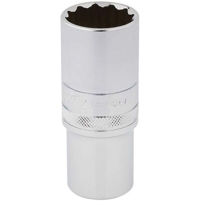 Draper Ht-mm/b Hi-torq 12 Bussole, Blu, 1/5,1 Cm, Attacco Quadro, 24 Mm - Draper Ht-mm/b Hi-torq 12 Bussole, Blu, 1/5,1 Cm, Attacco Quadro, 24 Mm -