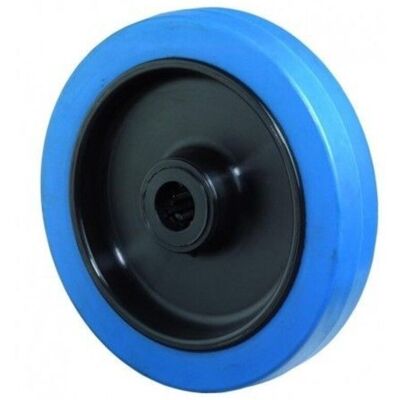 BS B61.160 Ruota in Gomma Blu - Ruota per Mobili BS B61.160 Ruota in Gomma Blu - Ruota per Mobili