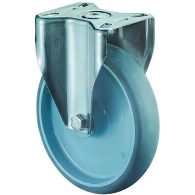 Ruota in acciaio inossidabile BS - 125mm - Pista termoplastica - Capacità 100kg Ruota in acciaio inossidabile BS - 125mm - Pista termoplastica - Capacità 100kg