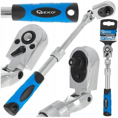 IMPORT Chiave A Cricchetto Telescopica Geko G10128 210-278 Mm 72 Denti IMPORT Chiave A Cricchetto Telescopica Geko G10128 210-278 Mm 72 Denti