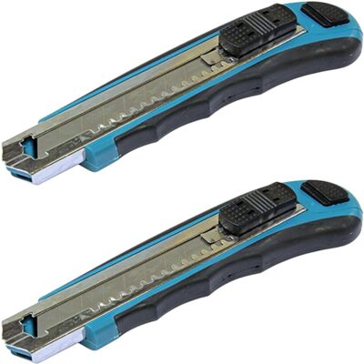 Makita Coltello A Lama Spezzabile Cuttermesser 100 Mm + 8 Lame Di Ricambio ( D-65713 ) Makita Coltello A Lama Spezzabile Cuttermesser 100 Mm + 8 Lame Di Ricambio ( D-65713 )