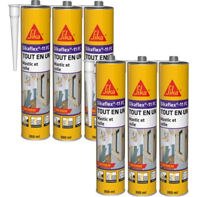 Sika Sikaflex 11 FC Purform - Bianco - Sigillante adesivo multiuso Sika Sikaflex 11 FC Purform - Bianco - Sigillante adesivo multiuso
