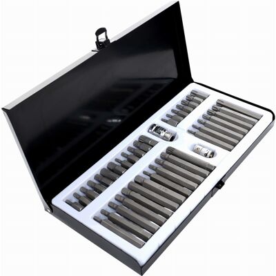KRAFT Set Di Punte Torx, Esagonali E Scanalate, 40 Pezzi. Kd10220 KRAFT Set Di Punte Torx, Esagonali E Scanalate, 40 Pezzi. Kd10220