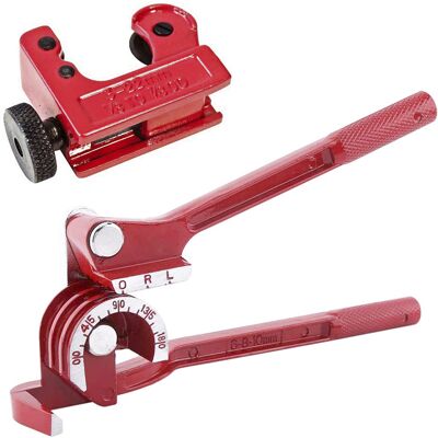 COOCHEER Macchina Piegatubi 3 In 1 Per Impieghi Gravosi, Piegatubi Manuale Da 6-8-10 Mm Con Angolazione Da 0 A 180 Gradi + Tagliatubi Da 3 A 22 Mm COOCHEER Macchina Piegatubi 3 In 1 Per Impieghi Gravosi, Piegatubi Manuale Da 6-8-10 Mm Con Angolazione Da 0 A 180 Gradi + Tagliatubi Da 3 A 22 Mm