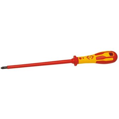 CK Tools CK T49143-2200 Cacciavite Isolato per Elettricisti - PZ2, 200mm CK Tools CK T49143-2200 Cacciavite Isolato per Elettricisti - PZ2, 200mm