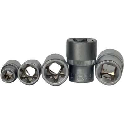 JCB Chiave A Bussola Torx Da 1/2" In Acciaio Cr-v E22 JCB Chiave A Bussola Torx Da 1/2" In Acciaio Cr-v E22