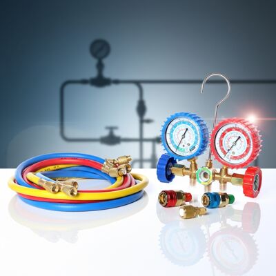 MUCOLA Condizionatore D'Aria Ausiliario A 2 Vie R134a R22 R22 R12 R502 Con Set Di Tubi Flessibili E Spia Di Liquido MUCOLA Condizionatore D'Aria Ausiliario A 2 Vie R134a R22 R22 R12 R502 Con Set Di Tubi Flessibili E Spia Di Liquido