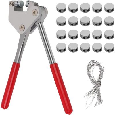 OEM Pinza Sigillante Rossa Da 10 Mm Con Manico In Plastica – Set Completo (1 Paio Di Pinze + 20 Sigilli In Piombo + 20 Fili Di Sigillatura) OEM Pinza Sigillante Rossa Da 10 Mm Con Manico In Plastica – Set Completo (1 Paio Di Pinze + 20 Sigilli In Piombo + 20 Fili Di Sigillatura)