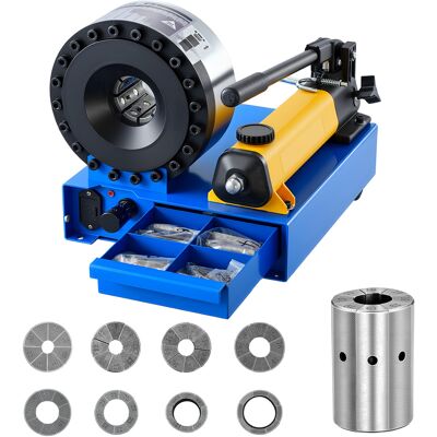 VEVOR Strumento Per Crimpaggio Di Tubi Idraulici Ad Alta Pressione, Utensile Manuale Per Crimpatrice Idraulica Portatile Con 8 Matrici, Adatto Per Tubi Del Gas, Acqua, Aria Condizionata Per Auto VEVOR Strumento Per Crimpaggio Di Tubi Idraulici Ad Alta Pressione, Utensile Manuale Per Crimpatrice Idraulica Portatile Con 8 Matrici, Adatto Per Tubi Del Gas, Acqua, Aria Condizionata Per Auto