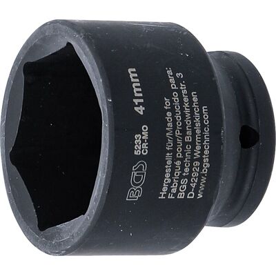 BGS TECHNIC Bussola Esagonale 12,5 Mm (1/2') 41 Mm BGS TECHNIC Bussola Esagonale 12,5 Mm (1/2') 41 Mm