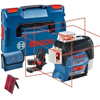 Bosch Gll 3-80 C Laser Di Linea Professionale - 3 Linee - Senza Batteria O Caricatore - 0601063r03 Bosch Gll 3-80 C Laser Di Linea Professionale - 3 Linee - Senza Batteria O Caricatore - 0601063r03