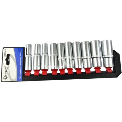 Set di Bussole GEKO - 10-24mm, Acciaio CrV Set di Bussole GEKO - 10-24mm, Acciaio CrV