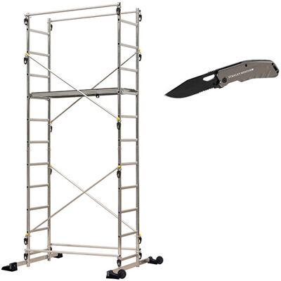 MATISÈRE Trabattello Domestico - Altezza Di Lavoro Max. Di 4.35m + Coltello - 238703-couteau MATISÈRE Trabattello Domestico - Altezza Di Lavoro Max. Di 4.35m + Coltello - 238703-couteau