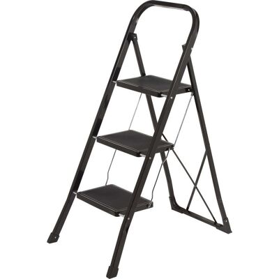 TOOLCRAFT To-10398471 Acciaio Sgabello Pieghevole Pieghevole, Montaggio Senza Utensili Altezza Operativa Max: 2.7 M Ner TOOLCRAFT To-10398471 Acciaio Sgabello Pieghevole Pieghevole, Montaggio Senza Utensili Altezza Operativa Max: 2.7 M Ner