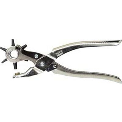 Forum Punzone Revolver Nichelato - 2-4,5mm - 225mm - Utensile per Forare Forum Punzone Revolver Nichelato - 2-4,5mm - 225mm - Utensile per Forare