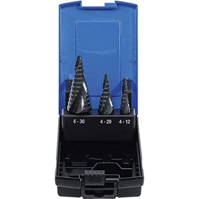BGS TECHNIC - Serie Di Punte A Gradino Ø 4 - 30 Mm 3 Pz. BGS TECHNIC - Serie Di Punte A Gradino Ø 4 - 30 Mm 3 Pz.