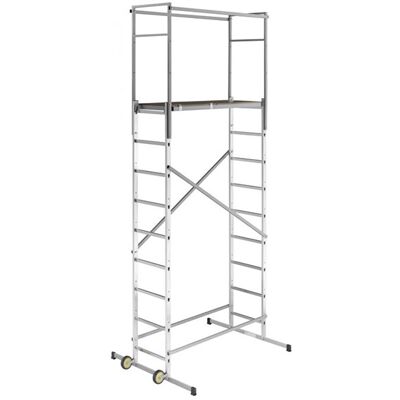 Piattaforma Mobile in Alluminio Hailo 5m - Sicura e Facile Piattaforma Mobile in Alluminio Hailo 5m - Sicura e Facile