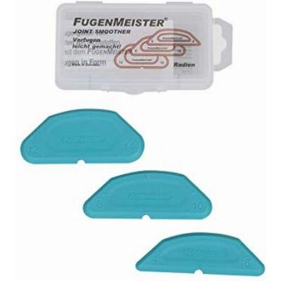 FUGENMEISTER - Radien - 4-14 mm - 3-piece - Fugenblatt set FUGENMEISTER - Radien - 4-14 mm - 3-piece - Fugenblatt set