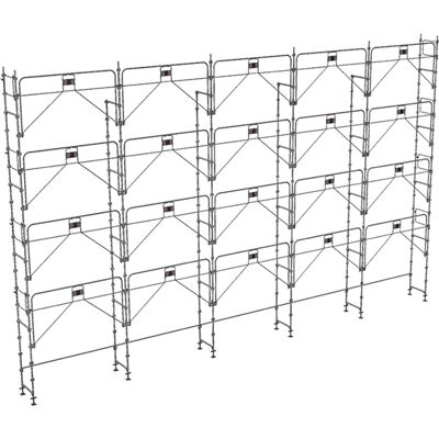 MATISÈRE - Ponteggio 160m² - Struttura Sola + Parapetto - Duo160gc-s MATISÈRE - Ponteggio 160m² - Struttura Sola + Parapetto - Duo160gc-s
