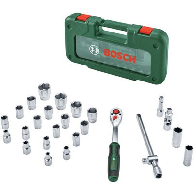 Bosch Utensili Manuali 1/2 Set Di Cricchetti 26 Pz. Bosch Utensili Manuali 1/2 Set Di Cricchetti 26 Pz.