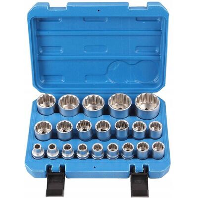 Set di Bussole GEKO - 21 Pezzi, 8-36mm, Acciaio Durevole Set di Bussole GEKO - 21 Pezzi, 8-36mm, Acciaio Durevole
