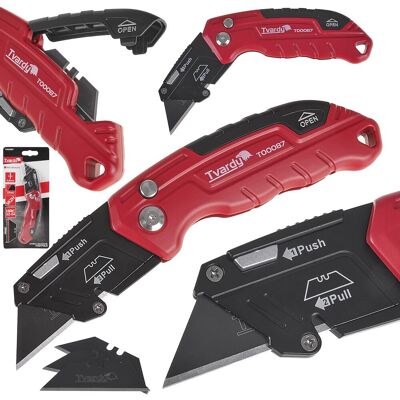 IMPORT Coltello Pieghevole Fastfold Con Lama Trapezoidale 60x19x0,6mm Sk2h Twardy (10/60) IMPORT Coltello Pieghevole Fastfold Con Lama Trapezoidale 60x19x0,6mm Sk2h Twardy (10/60)