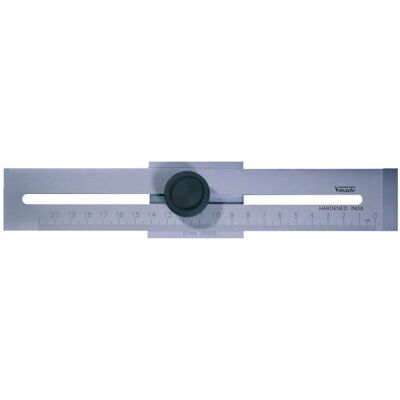 RB Strumento di misura - Binario in acciaio 250mm - Finitura cromata opaca RB Strumento di misura - Binario in acciaio 250mm - Finitura cromata opaca