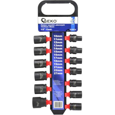 GEKO Set di Bussole ad Impatto 10-27mm GEKO Set di Bussole ad Impatto 10-27mm