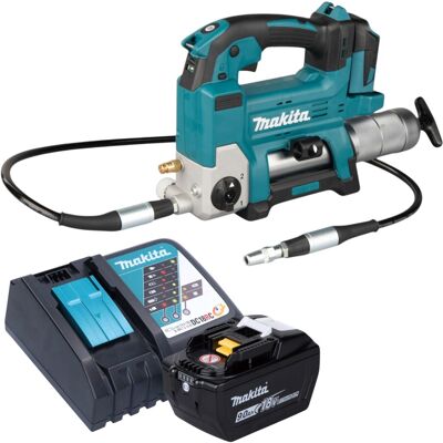 Makita Dgp 180 Z Pompa A Batteria 18 V 690 Bar + 1x Batteria 9,0 Ah + Caricabatterie Makita Dgp 180 Z Pompa A Batteria 18 V 690 Bar + 1x Batteria 9,0 Ah + Caricabatterie