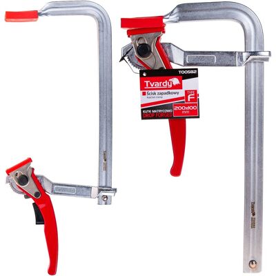 IMPORT Morsetto A Cricchetto Forgiato Tipo F 200x100mm (20) IMPORT Morsetto A Cricchetto Forgiato Tipo F 200x100mm (20)