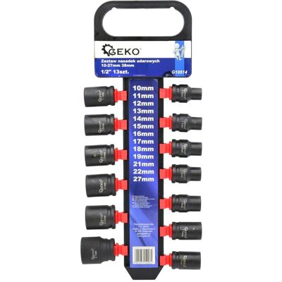 GEKO Set di Bussole ad Impatto 10-27mm GEKO Set di Bussole ad Impatto 10-27mm