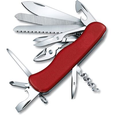 OEM Coltello Multiuso Svizzero, 2 Funzioni: Lama, Forbici, Apribottiglie Rosso. OEM Coltello Multiuso Svizzero, 2 Funzioni: Lama, Forbici, Apribottiglie Rosso.