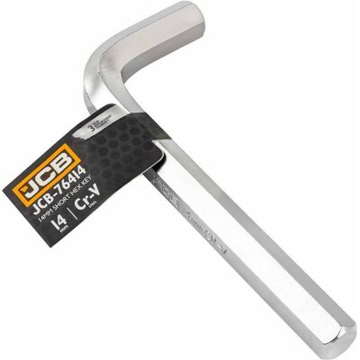 JCB Chiave A Brugola Esagonale Crv 14 Mm A 6 Punte Tipo L JCB Chiave A Brugola Esagonale Crv 14 Mm A 6 Punte Tipo L