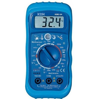 Bricoman - K2M - 5 Funzioni in 1 - 200mV-600V AC/DC - Multimetro Digitale Bricoman - K2M - 5 Funzioni in 1 - 200mV-600V AC/DC - Multimetro Digitale