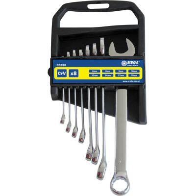 Mega Set di Chiavi - 12 pezzi, Din 3113, 6-22 mm Mega Set di Chiavi - 12 pezzi, Din 3113, 6-22 mm