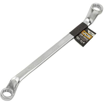 JCB Chiave Ad Anello A Doppia Faccia , Angolata A 75 Gradi, 30x32 Mm Cr-v, 12 Punte JCB Chiave Ad Anello A Doppia Faccia , Angolata A 75 Gradi, 30x32 Mm Cr-v, 12 Punte