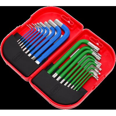 COCO Chiavi E Bussole Awtools Hex/torx Key Set Acciaio 18 Pezzi COCO Chiavi E Bussole Awtools Hex/torx Key Set Acciaio 18 Pezzi