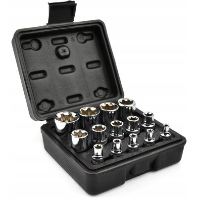 IMPORT Set Di Chiavi A Bussola Torx E4-e24 14 Pezzi (20) IMPORT Set Di Chiavi A Bussola Torx E4-e24 14 Pezzi (20)
